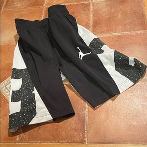 Jordan Kids Black and Gray Shorts